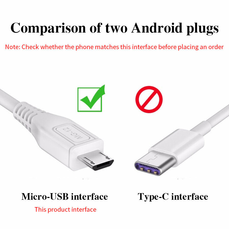 Micro USB Cable 1m Fast Charging USB Data Mobile Phone Android Adapter Charger For Vivo V11 V11i V15 Pro V5 V7 Y15 Y12 Y91 Y81 Y95 Y91i Y81i Y71 Y53 Y85 Y91C X21 S1 Y20i Y19 Y17 Y20 Y11 V15 V9 V7 Plus Micro USB Charge Cord Cable