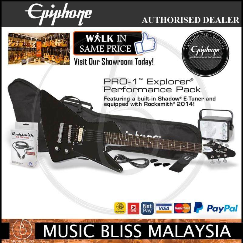 Epiphone PRO-1 Explorer Electric Guitar Package (Ebony) Malaysia