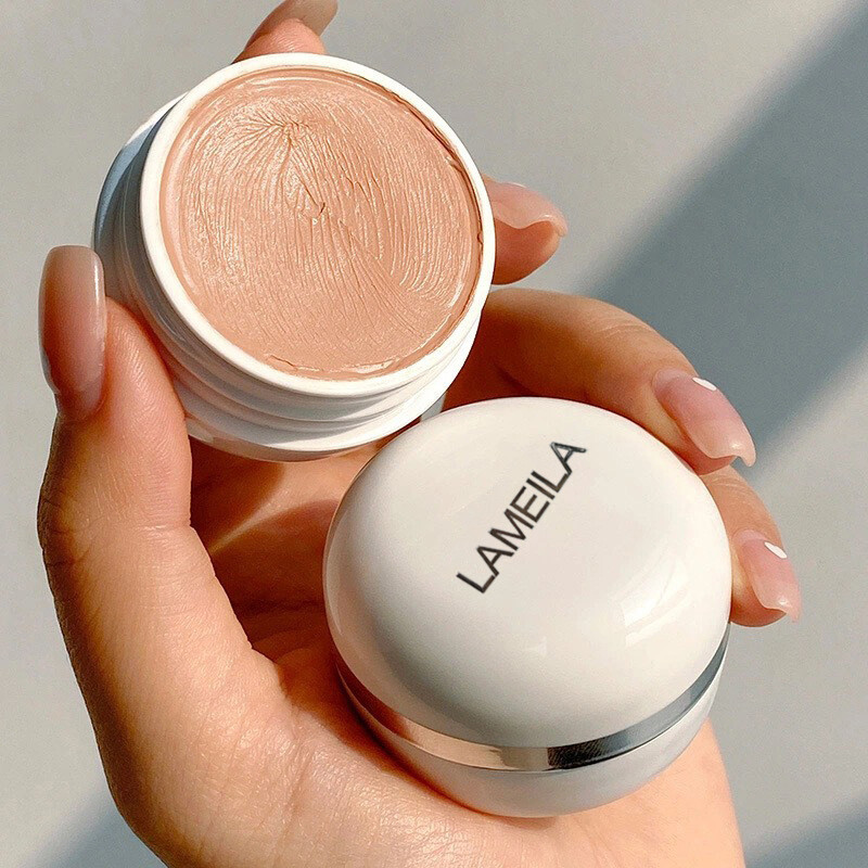 Concealer Foundation Cream Waterproof Long Lasting Concealer Deep Complexion Dark Circles Acne Marks Cover Spots Moisturize Face Makeup