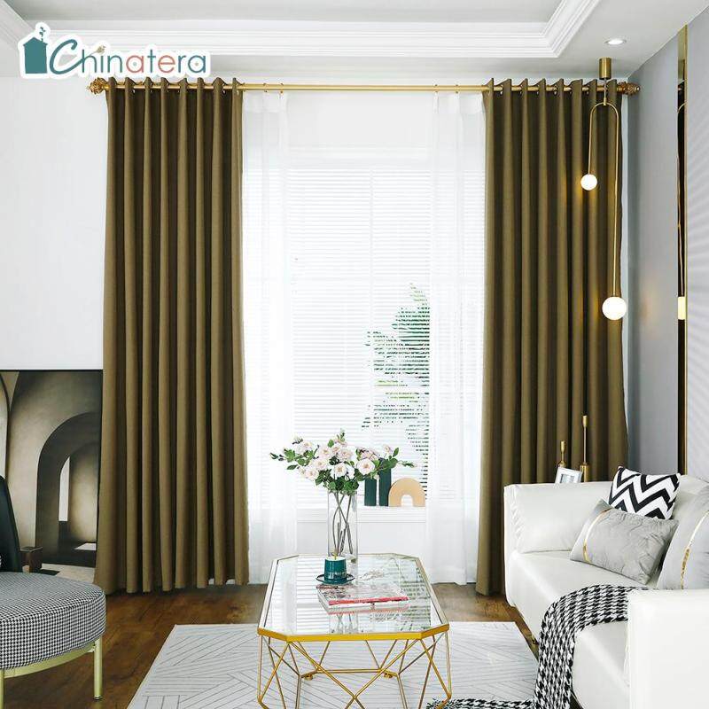 Rèm Cửa Phòng Khách Chinatera, Màn Che Nắng Bằng Vải, Hiện Đại, Phong Cách Bắc Âu, Dùng Cho Phòng Khách, Phòng Ngủ, Cửa Sổ, Quán Cà Phê