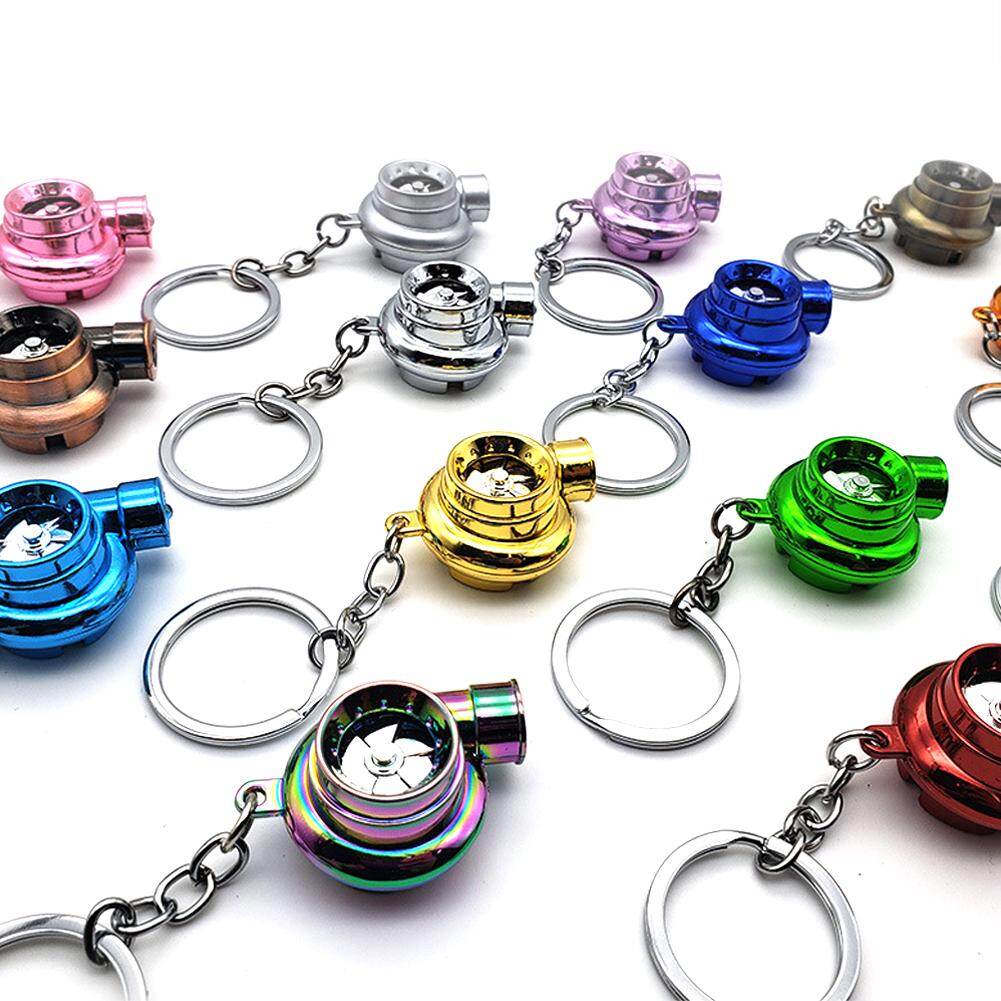 Lighted Turbocharged LED Keychain Chain Pendant Jewelry Key Decoration