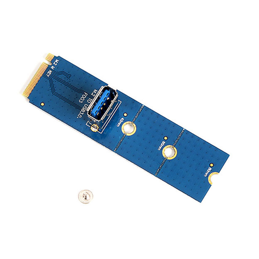 Computer M.2 to USB 3.0 Converter for BTC Miner PCI-E X16 PCI Express Riser Card