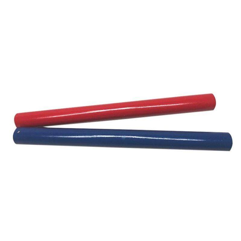 Đầu Đề Cập Đến Orff Thế Giới Bằng Gỗ Nhạc Cụ Gõ Đỏ Và Xanh Dương Nhịp Điệu Gậy Âm Nhạc Quà Tặng
