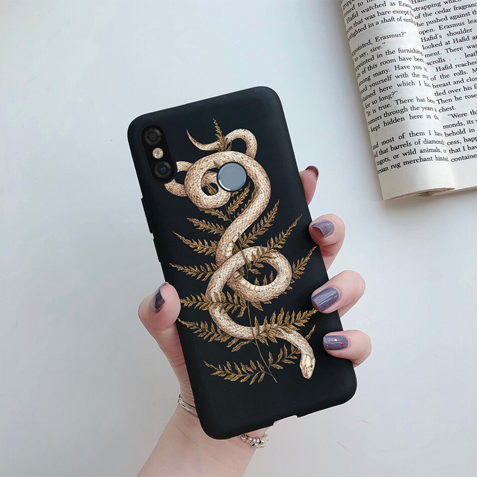 For Xiaomi Redmi Note 5 Pro Case Soft Silicone Dragon Snake Phone Cover For Redmi Note5 Pro Casing
