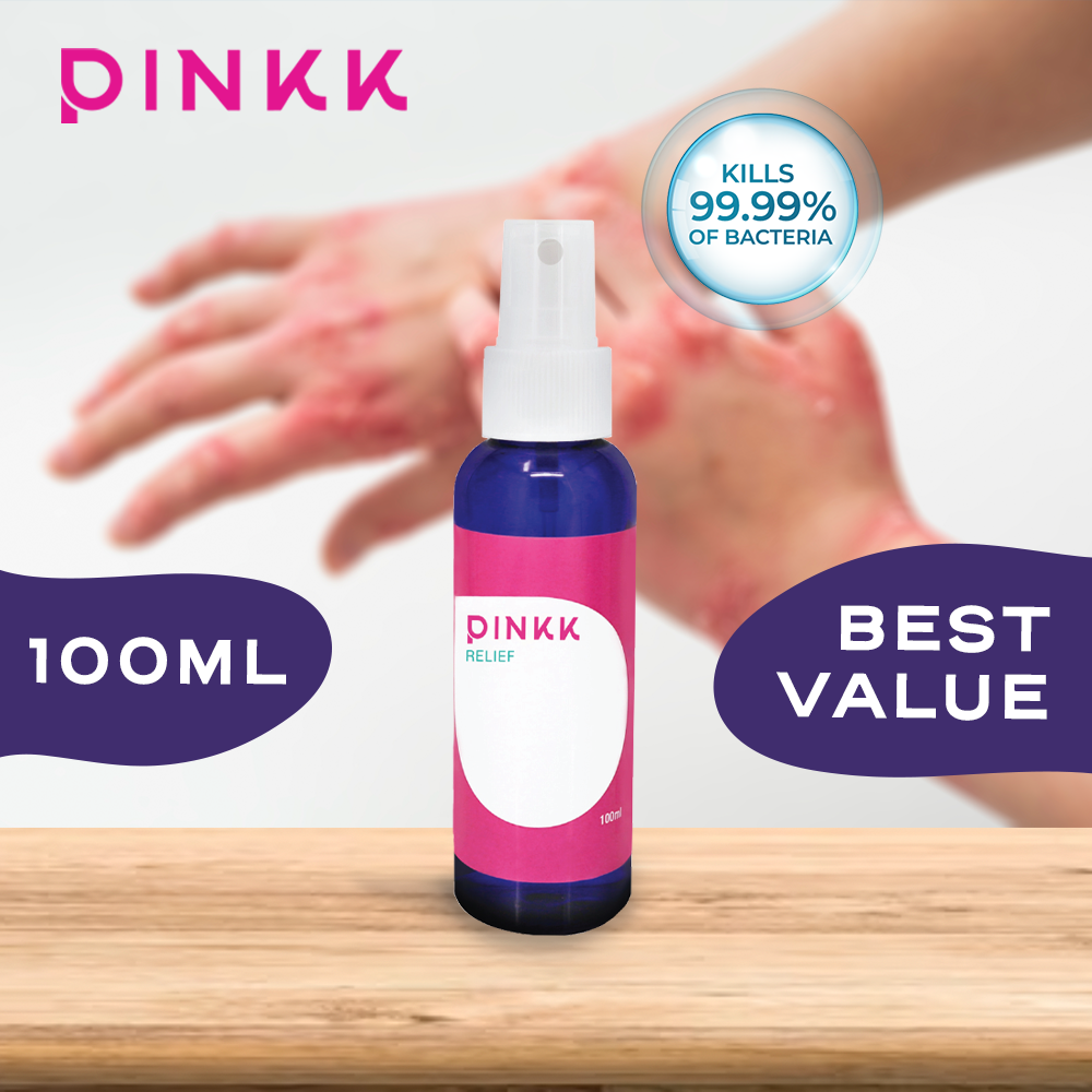 Pinkk Relief Ionic Silver Spray (100ml) | Gentle to Skin | Silver Ion ...