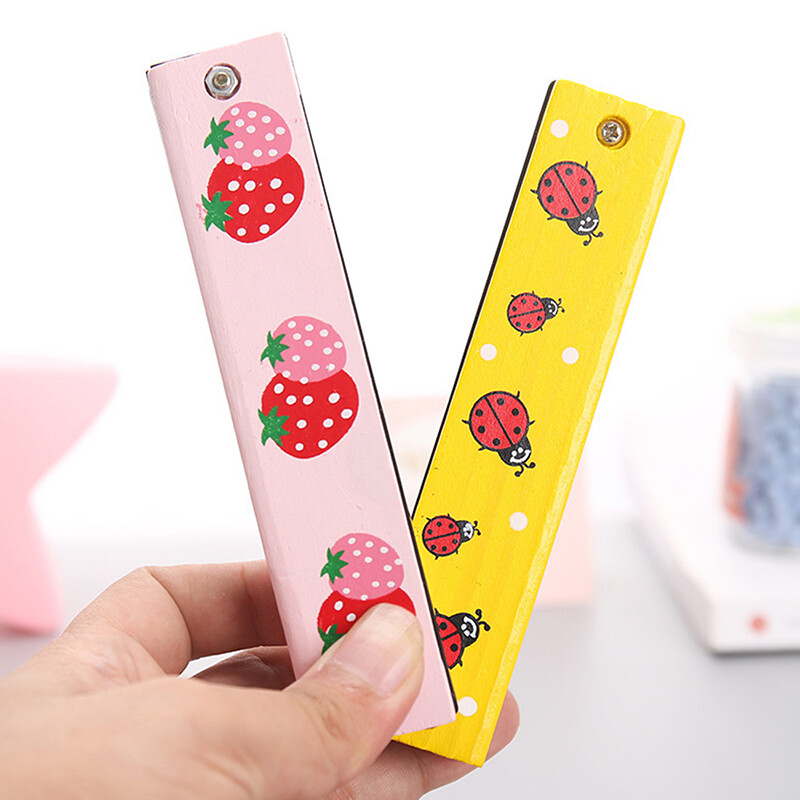 Nhạc Cụ Kèn Harmonica Miệng Gỗ 16 Lỗ Đồ Chơi Cho Trẻ Em