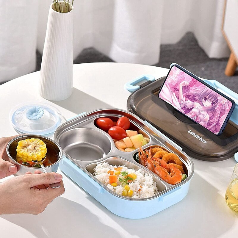 1.5L Bento Boxes for Student, Thermal Insulation Bento Lunch Box Tableware Set,Lunch Containers for Kids Lunch Box