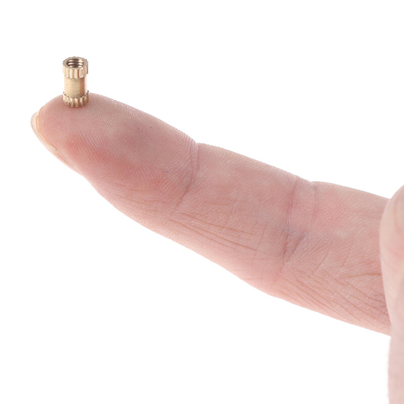 ✈️Ready Stock✈️ 100pcs M3 nut Injection Molding Brass Knurled Thread Inserts Nuts