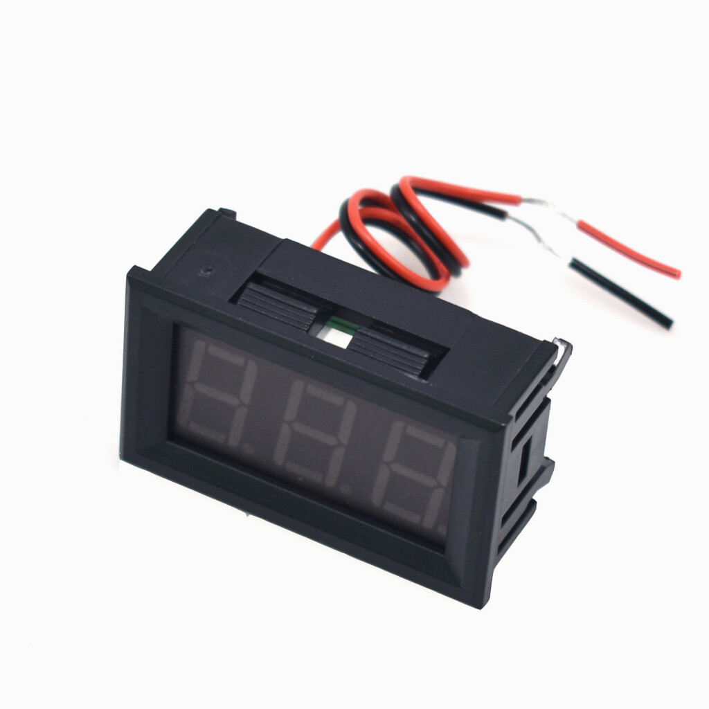0.56 Digital Voltmeter DC5-120V DC 5V to 120v Digital Voltmeter Voltage Panel Meter For 12V 24V 96V