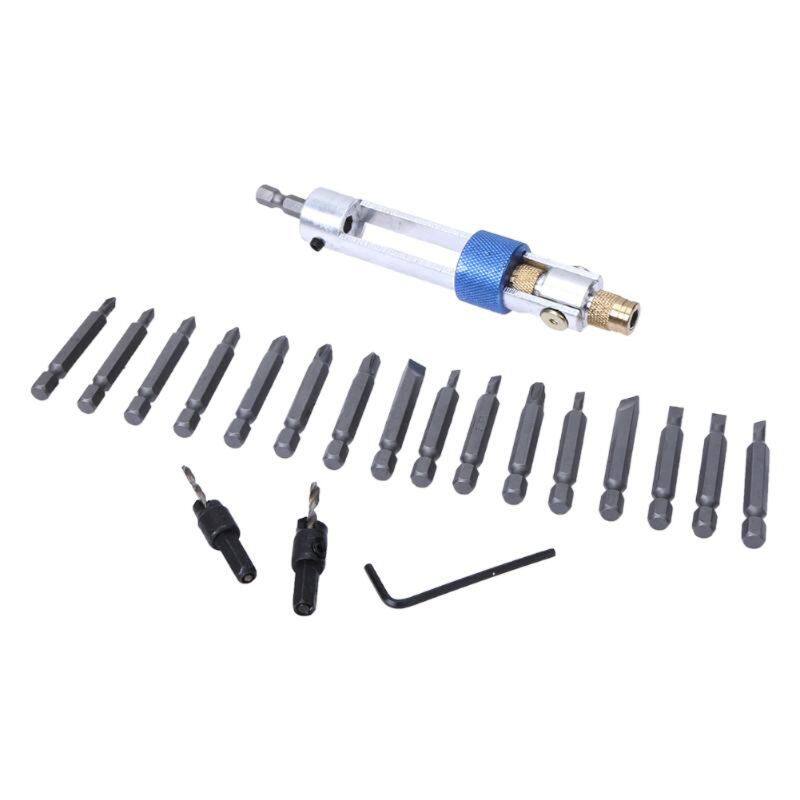 20 Chiếc Mũi Khoan Đổi Đầu Bộ Dụng Cụ Sửa Chữa Lái Xe Thay Đổi Nhanh Bộ Tua Vít Đa Năng