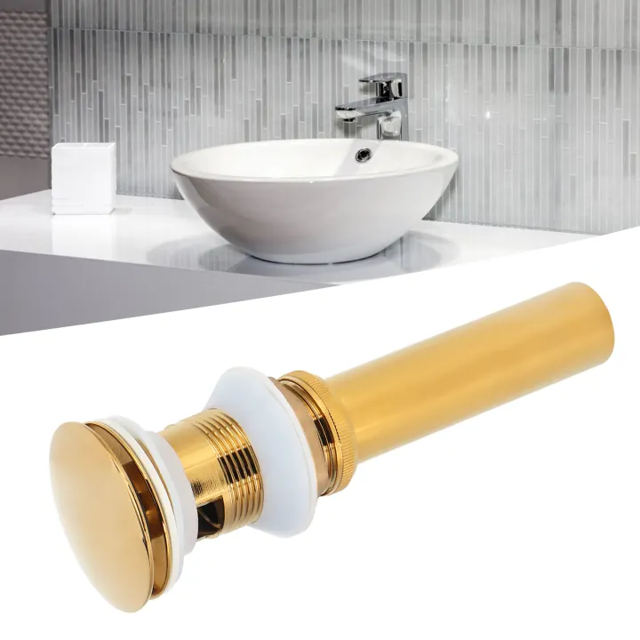 Bathroom Sink Drain Anti Clog Basin Brass Bounce Draining Stopper Accessory Lazada Ph - Spring Loaded Bathroom Sink Stopper