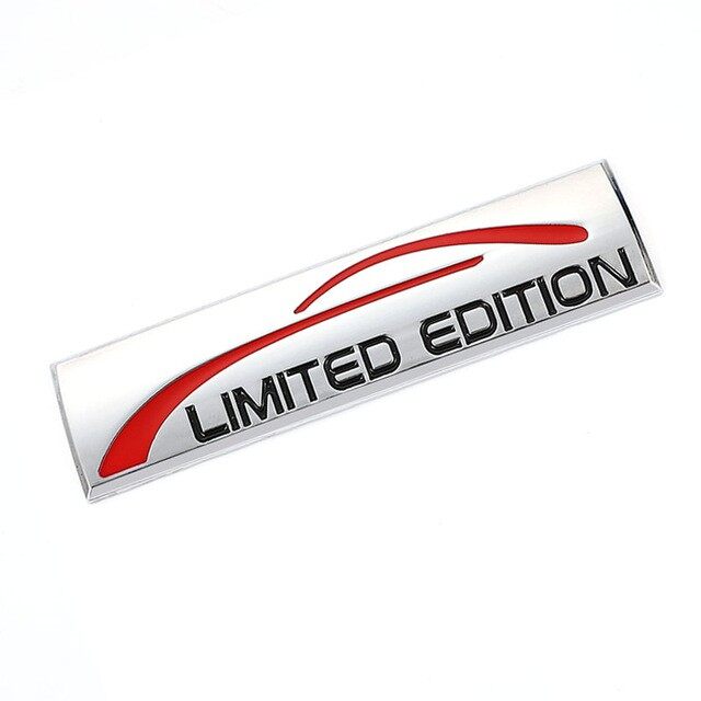 LAIFU 3D Metal Car Sticker Chrome Limited Edition Emblem Badge