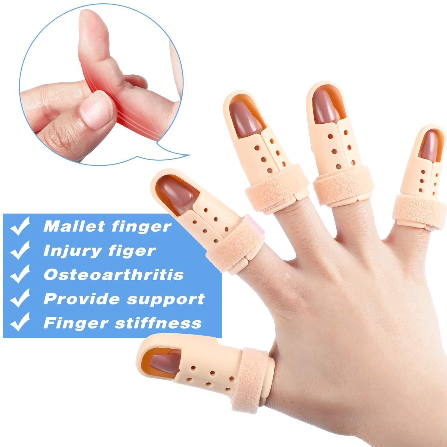 Basketball Adjustable Brace Joint Immobilizer Protection Mallet Support Finger