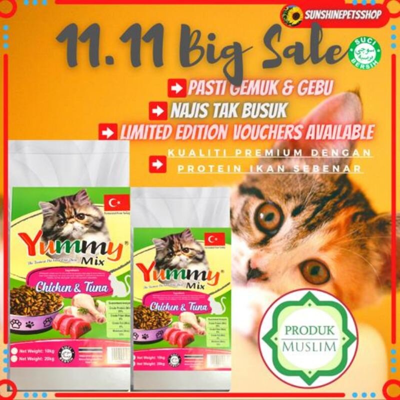 Beli makanan kucing murah 10kg Pada Harga Terendah  Lazada.com.my