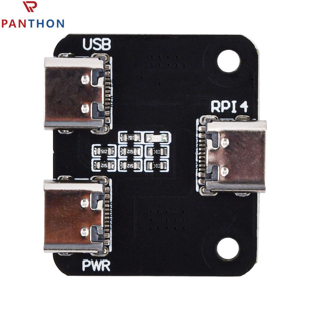 PANTHON Type-C Port Power distributor module Power Supply Board for Raspberry Pi 4 Power Supply Module