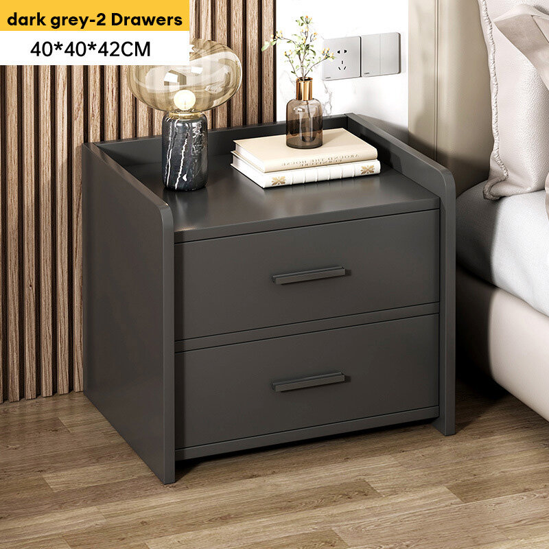 Bedside table simple modern small bedroom home light luxury simple bedside cabinet Italian sense bedside shelf