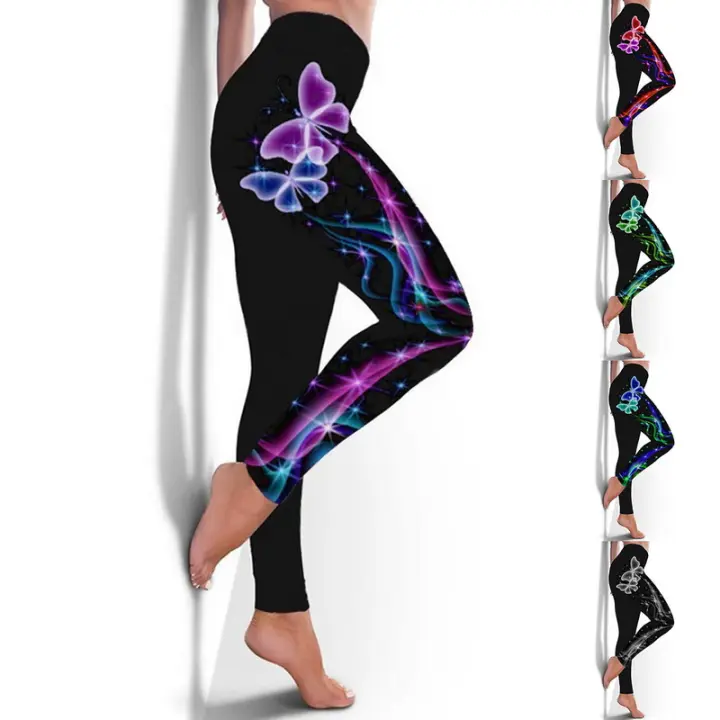 printed yoga pants
