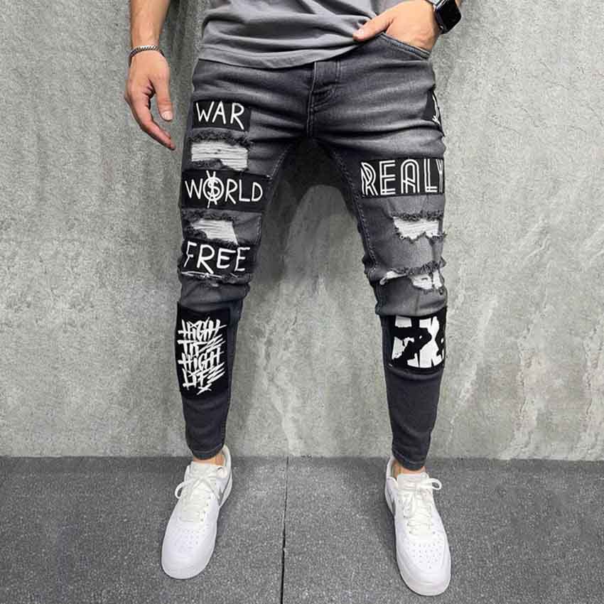 Men Printed Jeans - Best Price in 