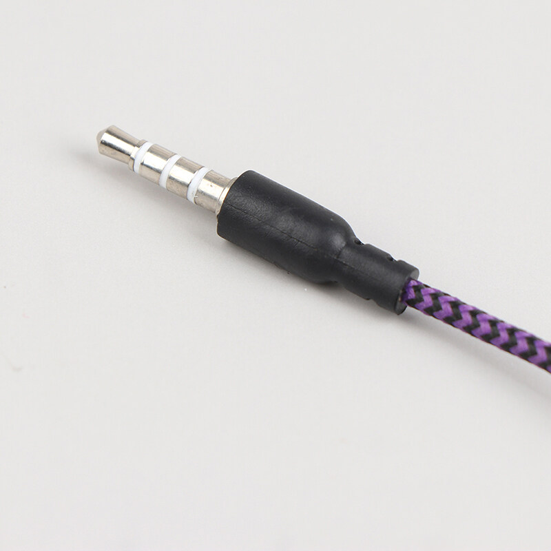 Panda Tai nghe 1Pc Stereo Earbuds Tai nghe có dây Cáp nylon dệt Tai nghe Tai nghe có Mic/Headphones 1Pc Stereo Earbuds Earphone Wired Nylon Weave Cable Earphone Headset With Mic