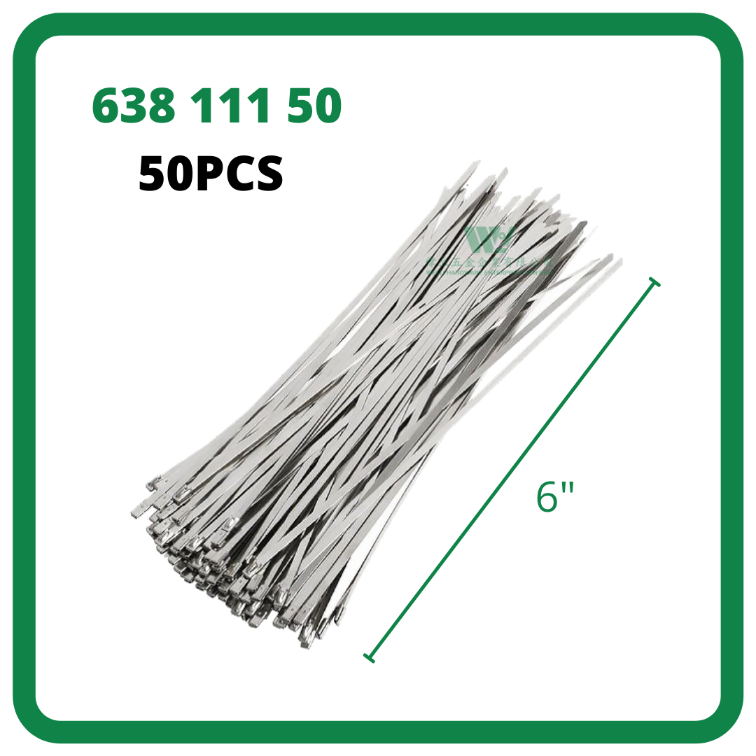 4"10" Cable Tie Stainless Steel (50Pcs) / cable tie heavy duty / metal