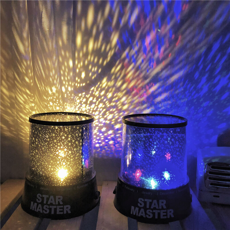 Đèn Ngủ LED, Đèn Chiếu Không Gian Hành Tinh Mặt Trăng Sao Trời Đầy Sao Đèn Trang Trí Vũ Trụ