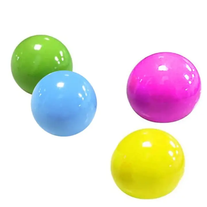 squishy balls that stick to the ceiling