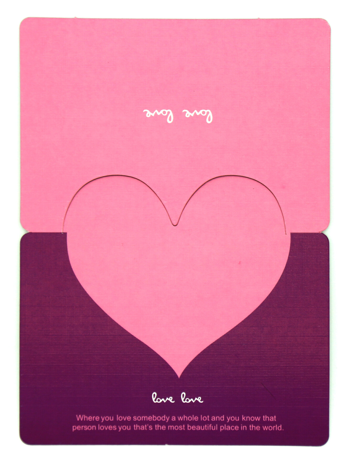 Love Greeting Card Creative Love Greeting Card Holiday Confession Message Greeting Card Blessing Card