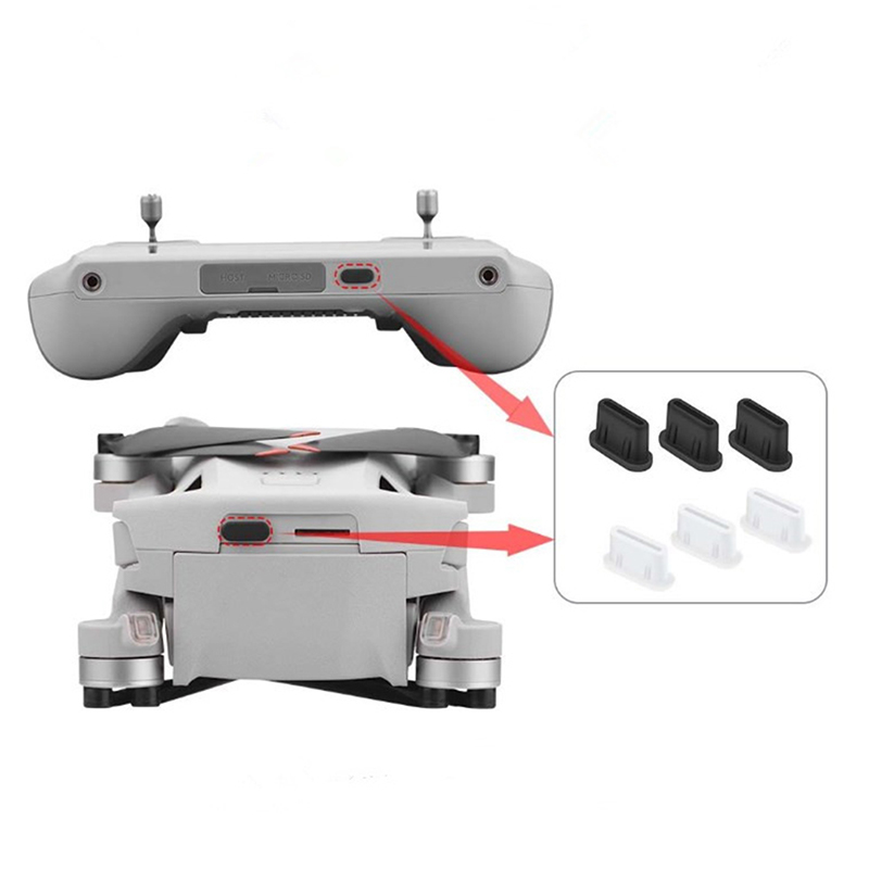 Hanlu 3pcs Type-C Dust Plug Phone USB Charging Port Protector Cover Anti-dust Cap