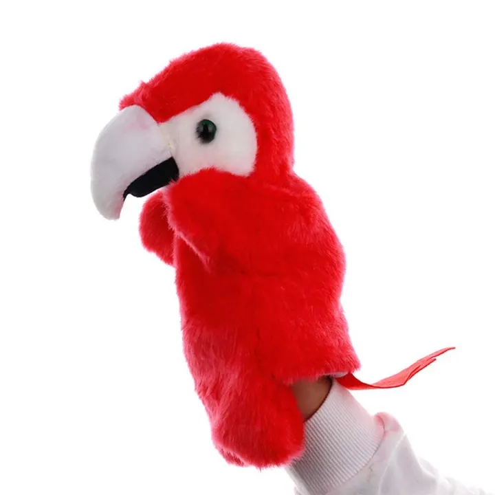 parrot hand puppet