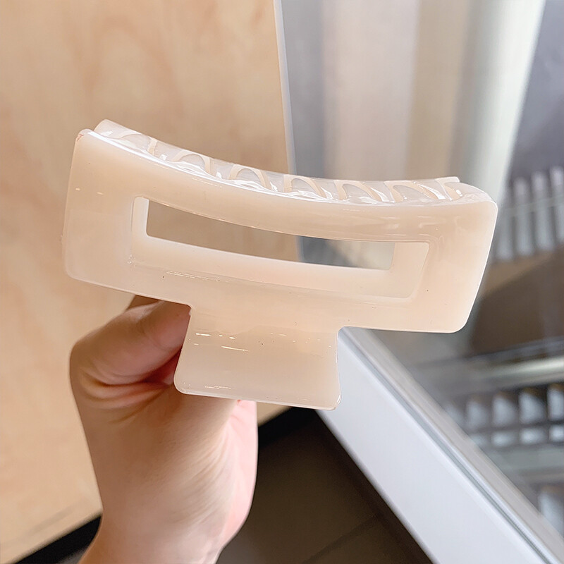 Acrylic Rectangular Hair Clips