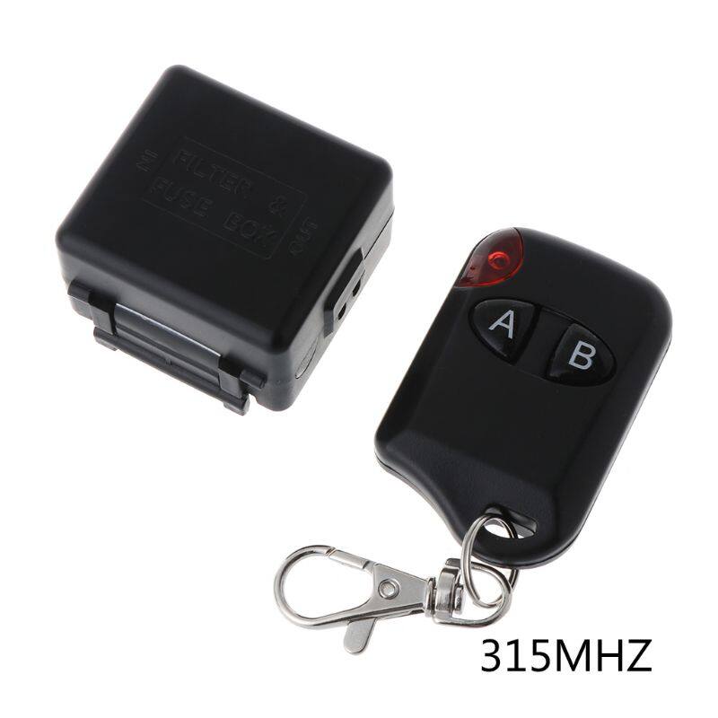 1Set DC12V-24V Wireless Remote Control Switch 2CH Relay Receiver Module RF Transmitter 315Mhz/433Mhz