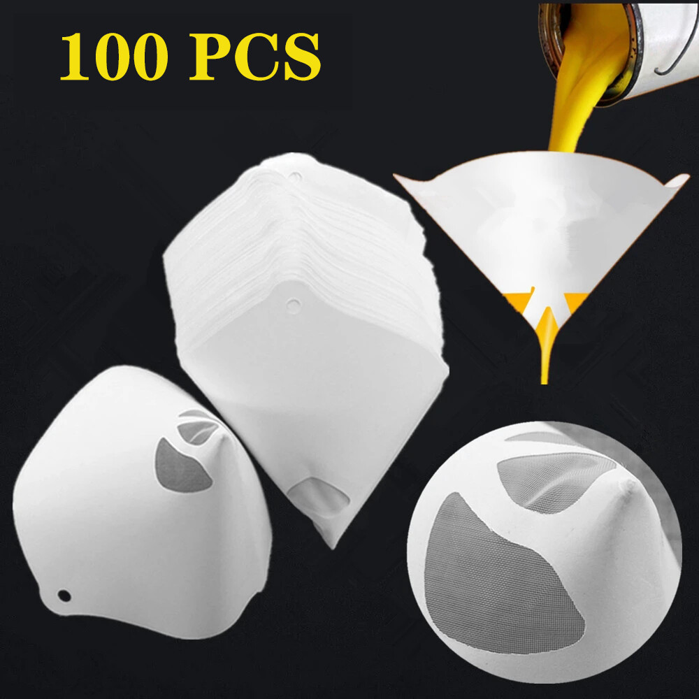 100 Cái Bộ Lọc Sơn Giấy Bộ Lọc Hình Nón Sơn Giấy Bộ Lọc Lưới Bộ Lọc Hình Nón Phễu Sơn 190 Micron