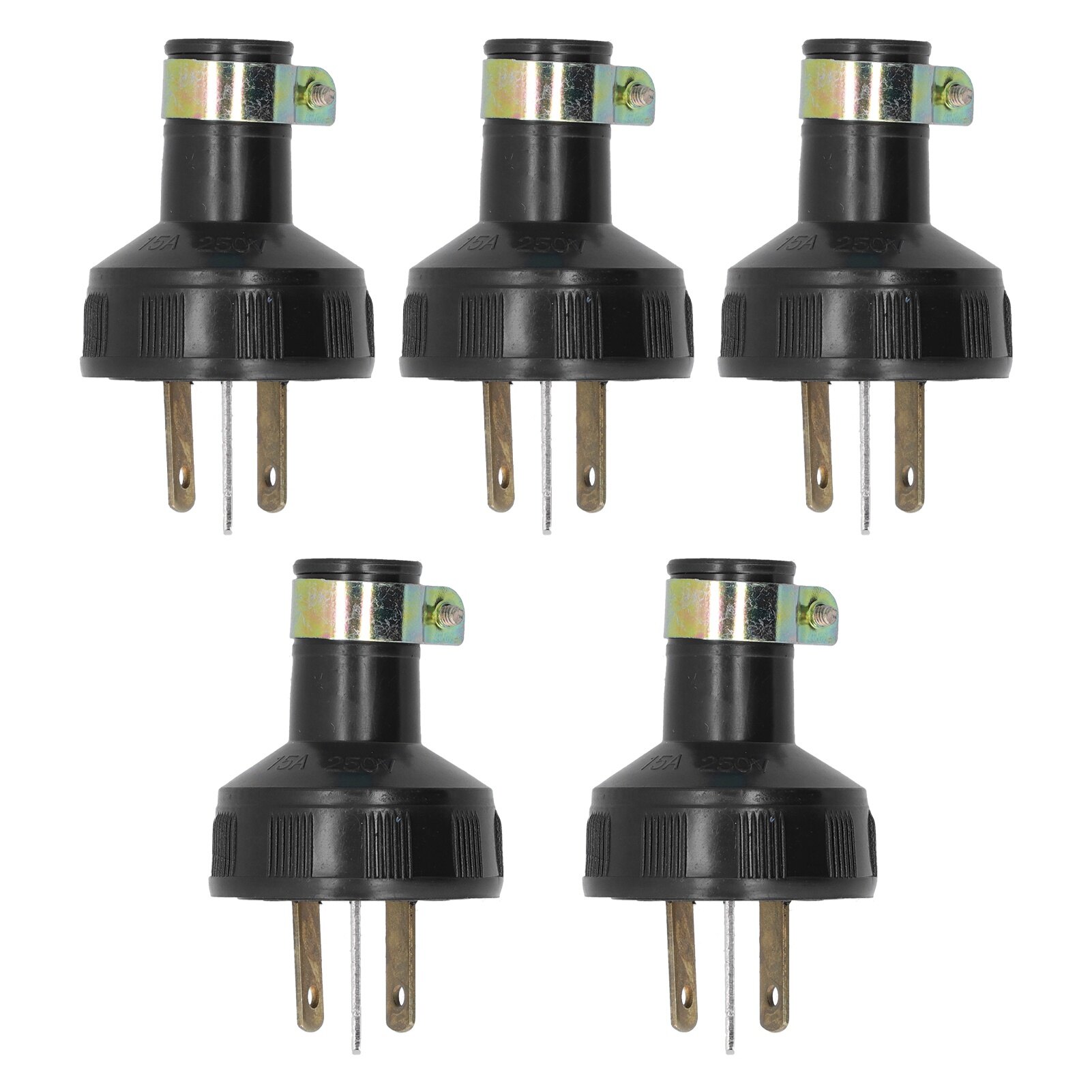 5Pcs Gasoline Generator Plug Japanese 3 Prong ABS Set Kit 250V 15A for ET950 ET650 TG950