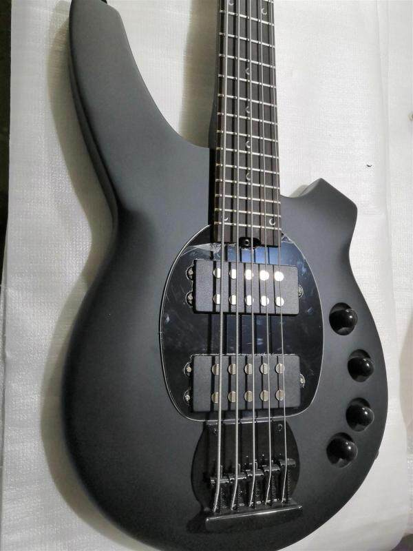 Gitar Bass Elektrik M Bongo Logam Hitam 5 Tali Hh Aktif Pickup Elektronik Aktif Yang Disesuaikan Paypal Tersedia! Bs-14 Malaysia