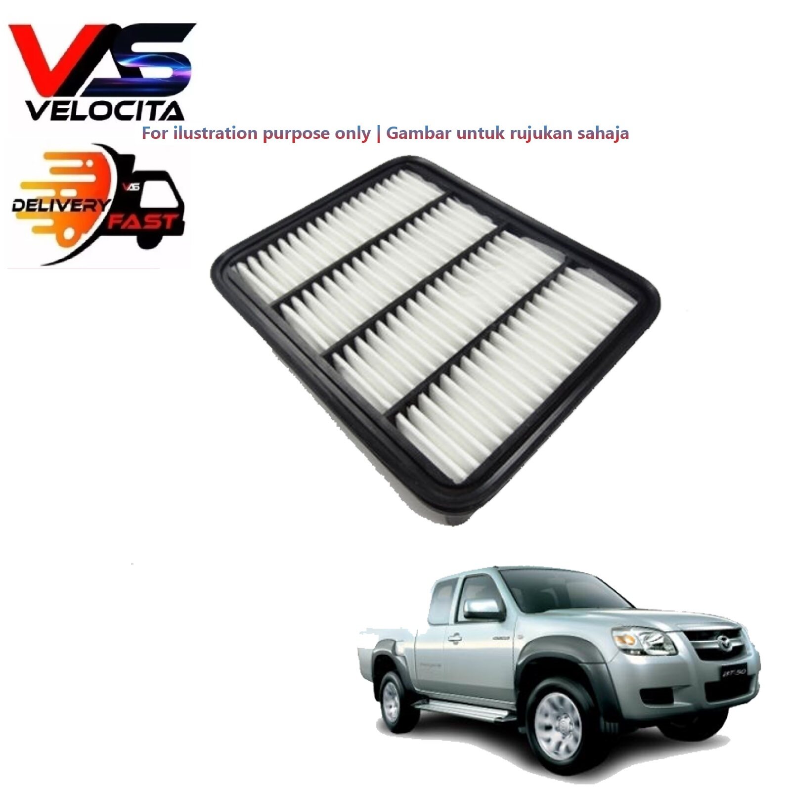 OEM AIR FILTER FORD RANGER 2.5 WL MAZDA FIGHTER 2.5 | Lazada