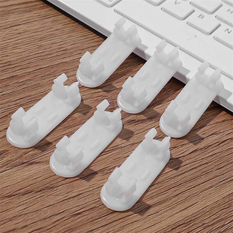 3/5/10 cái Bộ Kẹp giữ dây cáp tự dính kẹp dây cáp điện thoại dữ liệu USB cuộn dây Dây cáp máy tính để bàn quản lý Clip dụng cụ giữ dây tường dây quản lý Clip