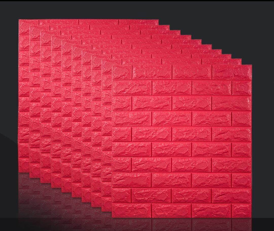 [Ready stock fast delivery] 3D Wallpaper ( brick pattern stickers)