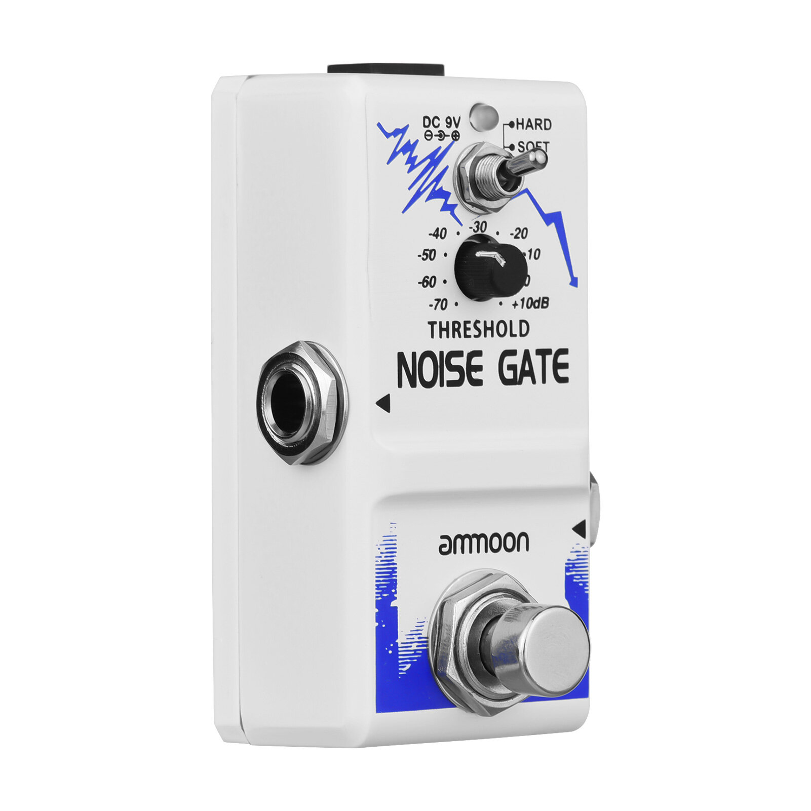 [ammoon]Single Noise Gate Guitar Effect Pedal True Bypass Zinc Alloy Shell