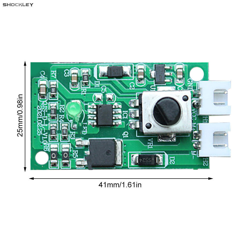 Shockley PWM DC Motor Speed Controller Module DC7-12V Adjustable Speed PWM Electronic Governor Controller Regulation Switch 10A