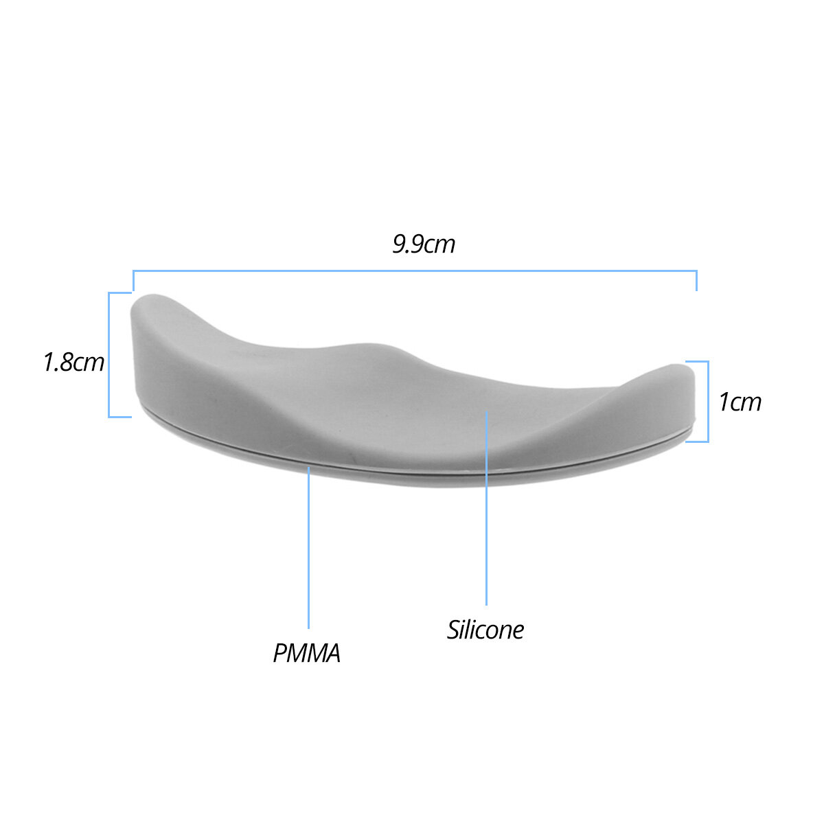 FONKEN Miếng Lót Chuột Công Thái Học Miếng Lót Hỗ Trợ Cổ Tay Hợp Lý Chống Trượt Bằng Silicon Sovawin G80 Miếng Lót Chuột Máy Tính Thích Hợp Cho Trò Chơi Máy Tính Văn Phòng