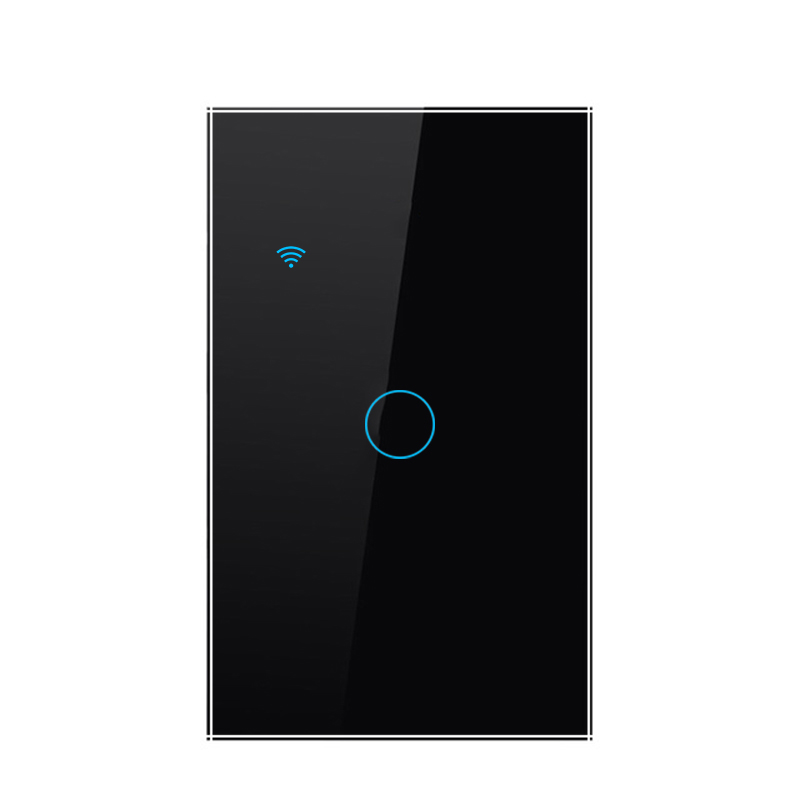 Sauceret 1/2/3/4gang TUYA WiFi Smart Touch Switch Home Light Wall Button 120*72mm Neutral wire for Alexa and Google Home Assistant Jan