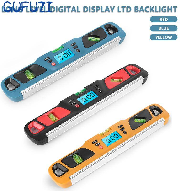 4*90° Electronic Digital Inclinometer Magnet Level Box Protractor Angle Finder Bevel Gauge Craftsman Tool Angle Finder Gauge Digital Magnetic Level Tool GUFUZI