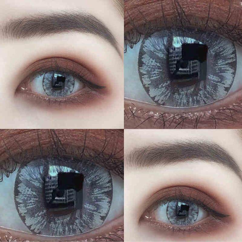 1 Cặp Kính Áp Tròng - Lens Màu Hỗn Hợp Như Hình Đường Kính Lớn Quyến Rũ Đôi Mắt To Cô Gái Màu Sắc Tự Nhiên