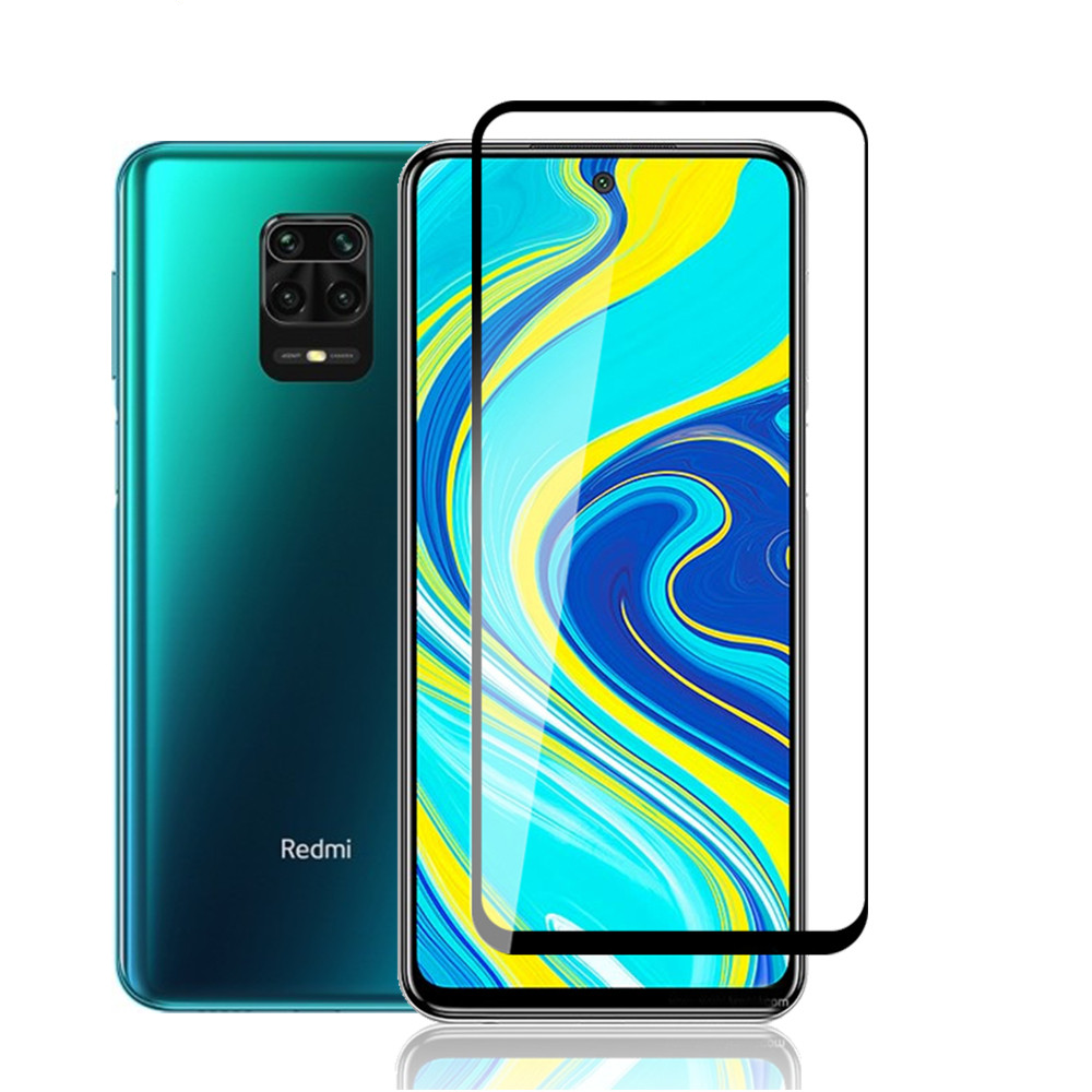 2PCS Full Glass Protector Xiaomi Redmi Note 9s Screen 9D Tempered Glass Phone Protector Protective Film Xiaomi Red mi Note 9 S Glass