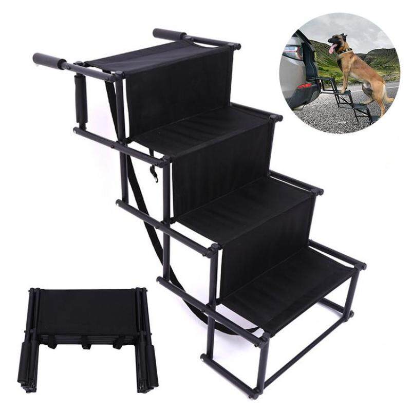 Xe Dog Bước Cầu Thang Thú Cưng Chó Đoạn Đường Nối Gấp Nhẹ Pet Thang Đoạn Đường Nối Chó Cầu Thang Cho Giường Cao, Xe Tải, Xe Hơi Và SUV