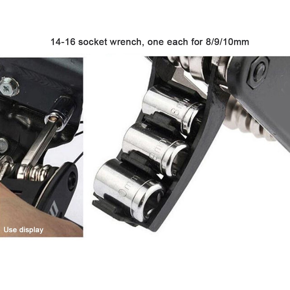 Mountain Bike Mini Socket Multi Purpose Wrench Bicycle Multi Tool Screwdriver