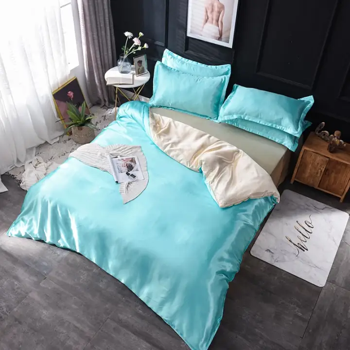 3 4 5pcs 100 Natural Silk Bedding Set With Duvet Cover Bed Sheet Pillowcase Luxury King Queen Twin Size Solid Satin Linen Lazada Ph - Queen Size Satin Bed Sheets 3 4 5pcs 100 Natural Silk Bedding Set With Duvet Cover Bed Sheet Pillowcase Luxury King Queen Twin Size Solid Satin Linen Lazada Ph - Queen Size Satin Bed Sheets