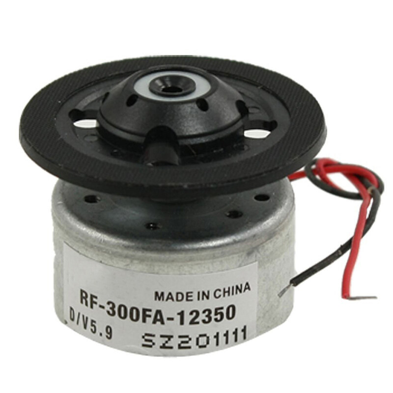 RF-300FA-12350 DC 5.9V Spindle Motor for DVD CD Player Silver+Black