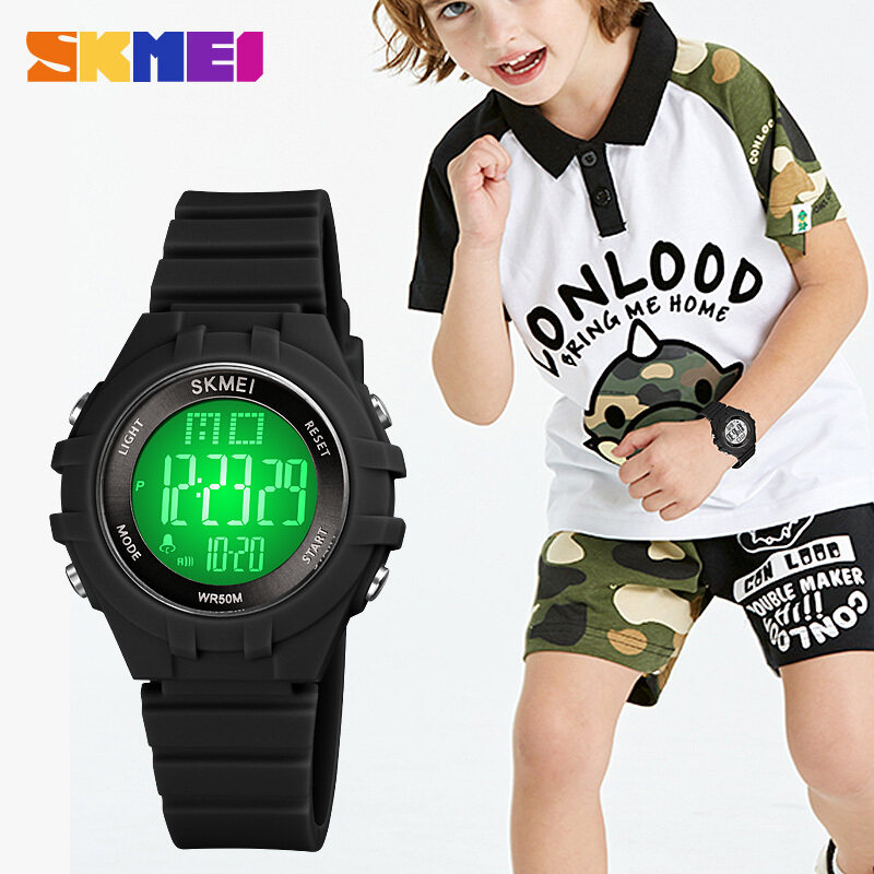Đồng Hồ Kỹ Thuật Số SKMEI Cho Trẻ Em, Đồng Hồ Đeo Tay Chống Nước Có Đèn Nền Báo Thức Cho Bé Trai Bé Gái 1716 bán chạy