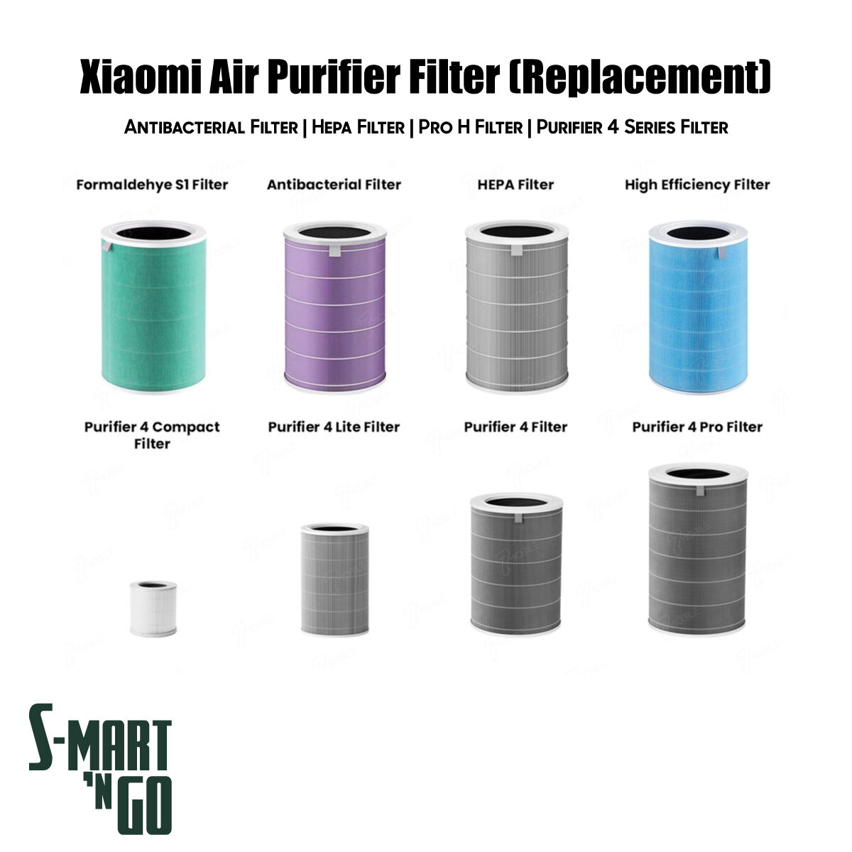 Xiaomi Mi Air Purifier Filter [HEPA / Anti Bacterial / Formaldehyde S1